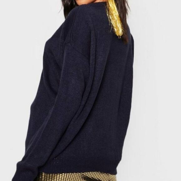 Christmas Green Gingerbread Man Sweater - Picture 2 of 4